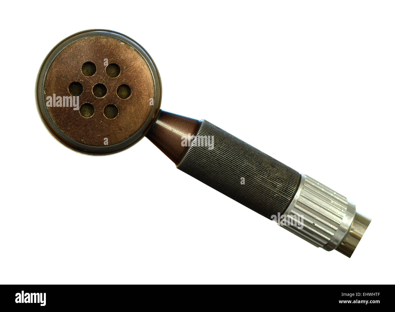 A Vintage Microphone Stock Photo