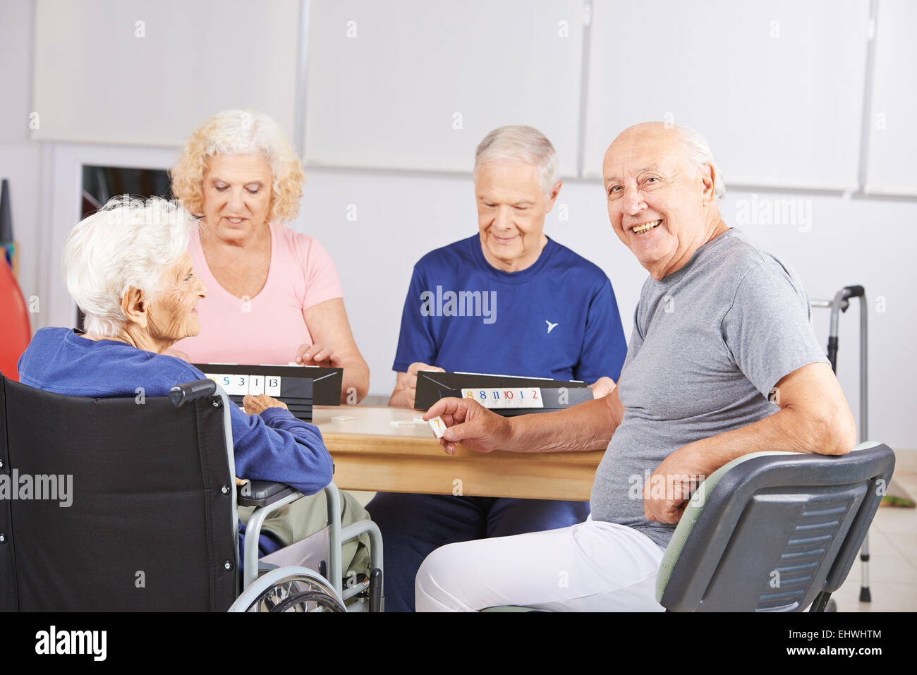 Man playing rummy hi-res stock photography and images - Alamy