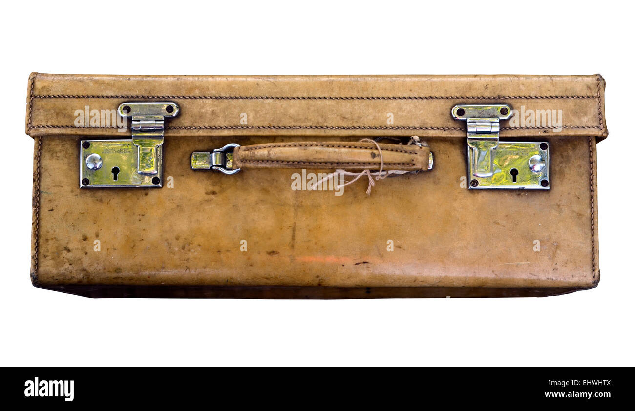 A Vintage Suitcase Stock Photo