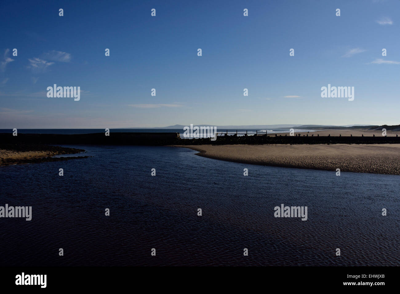 River estuary meets sea hi-res stock photography and images - Alamy