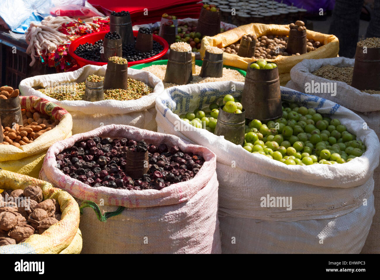 food market in Kathmandu, Nepal Stock Photo - Alamy