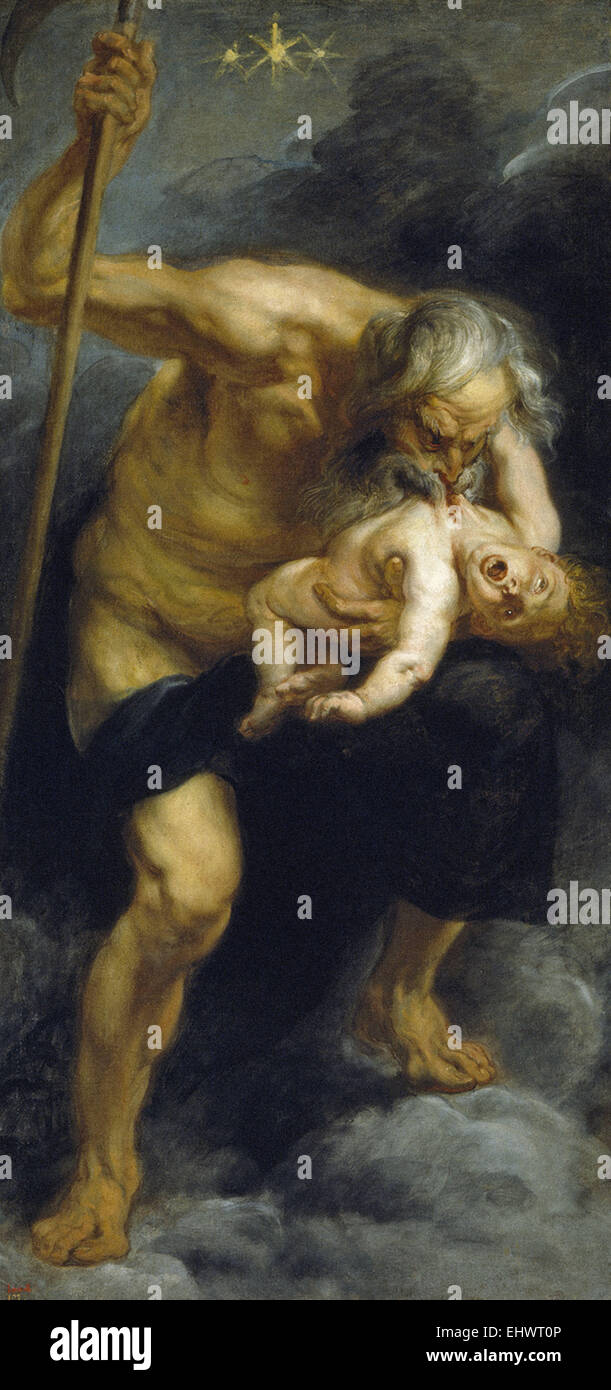 Peter Paul Rubens  Saturn Devouring His Son Stock Photo