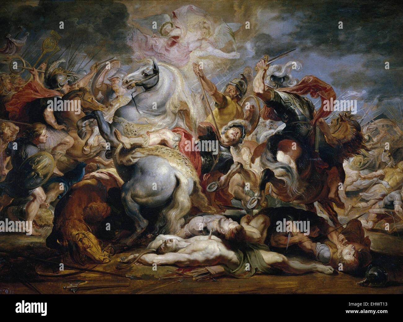 Peter Paul Rubens  La Muerte del Cónsul Decio Stock Photo