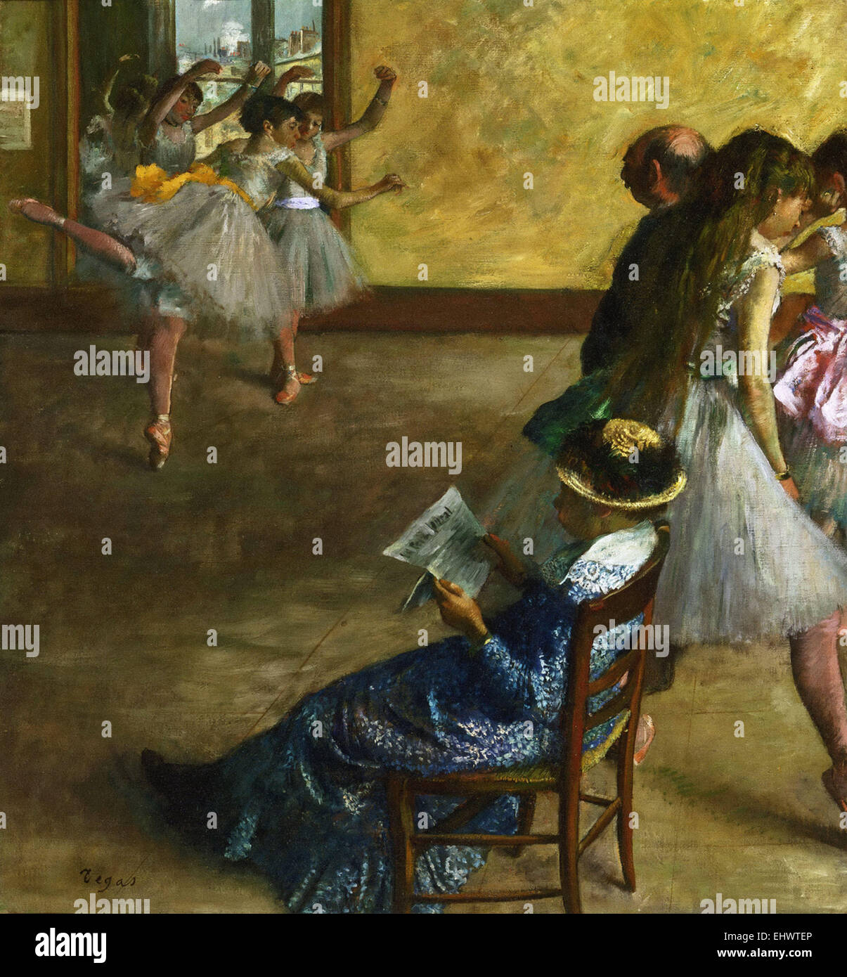 Edgar Degas  The Ballet Class Stock Photo