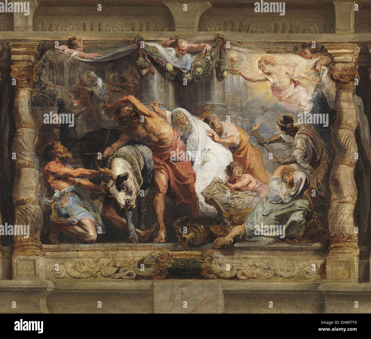 Peter Paul Rubens  The Triumph of the Eucharist over Idolatry Stock Photo
