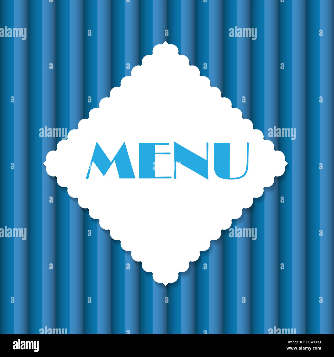 Restaurant Menu Template Vector Illustration Stock Photo - Alamy