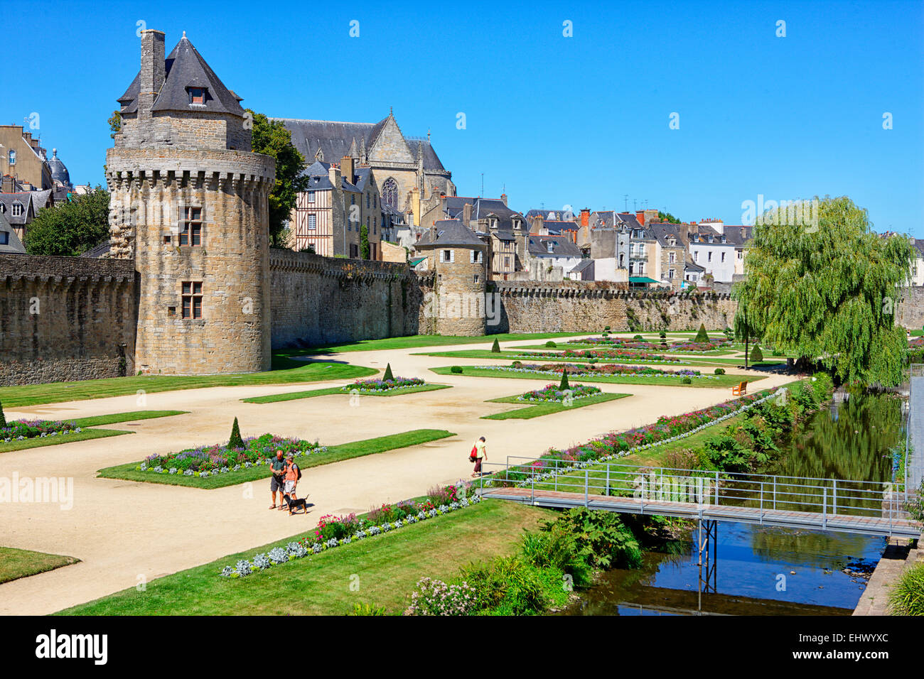 France, Haute-Normandie, Chateau Gallard Stock Photo