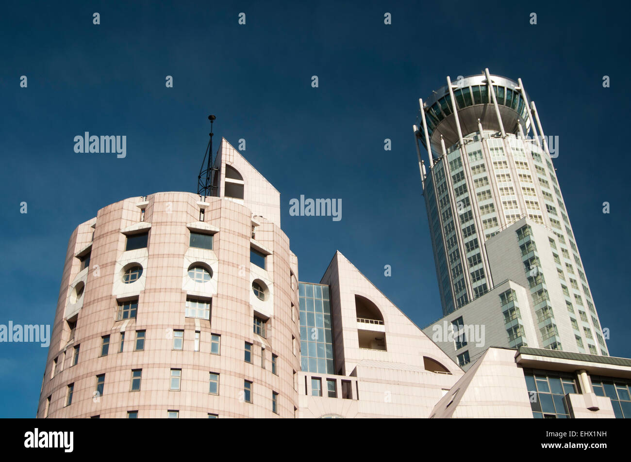 Swissotel Krasnye Holmy Moscow complex on Vodootvodny Canal, tower ...