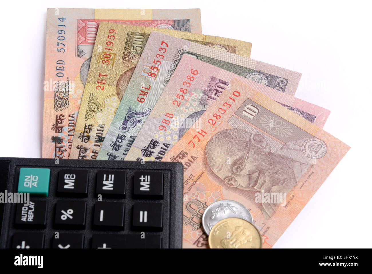 Rupees calculator hi-res stock photography and images - Alamy