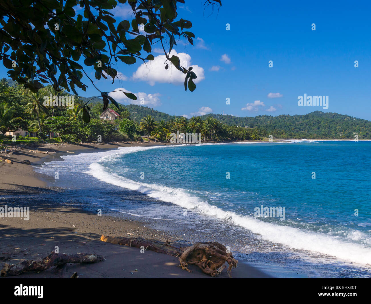 Caribbean, Jamaica, view over the Buff Bay Stock Photo Alamy
