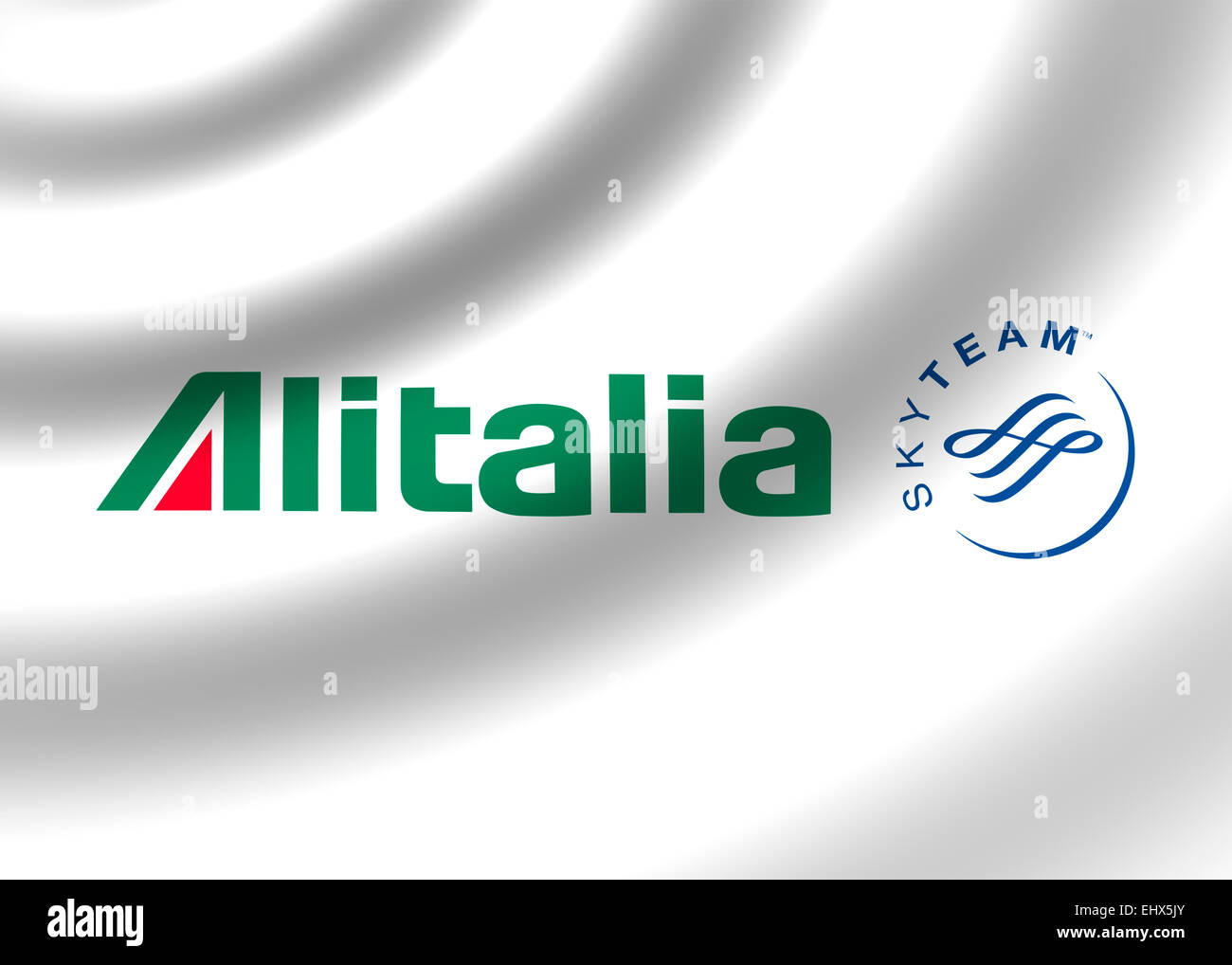 Alitalia logo icon flag emblem symbol Stock Photo