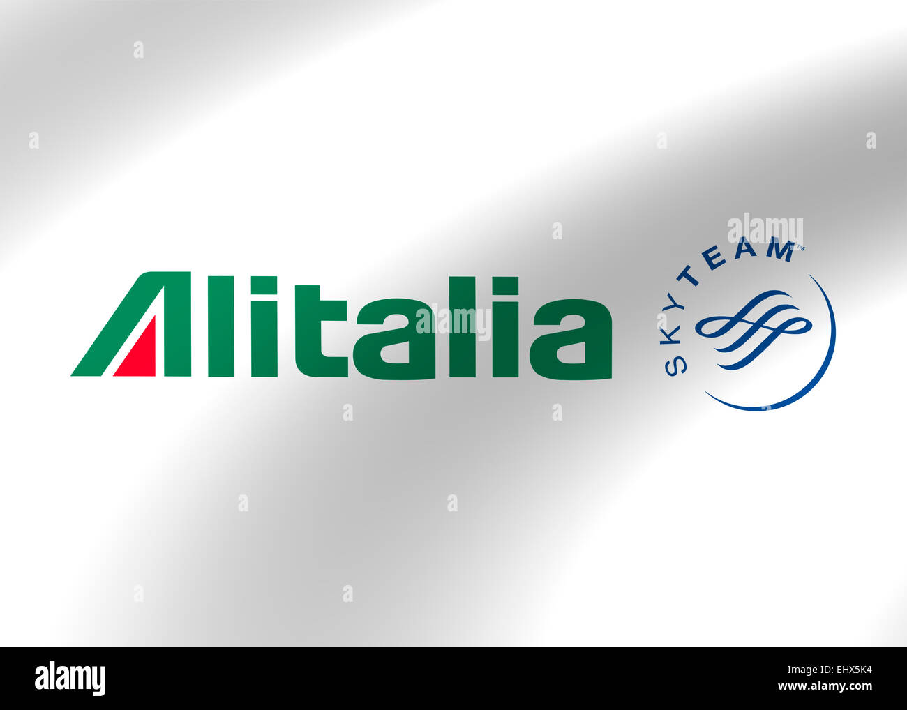 Alitalia logo icon flag emblem symbol Stock Photo