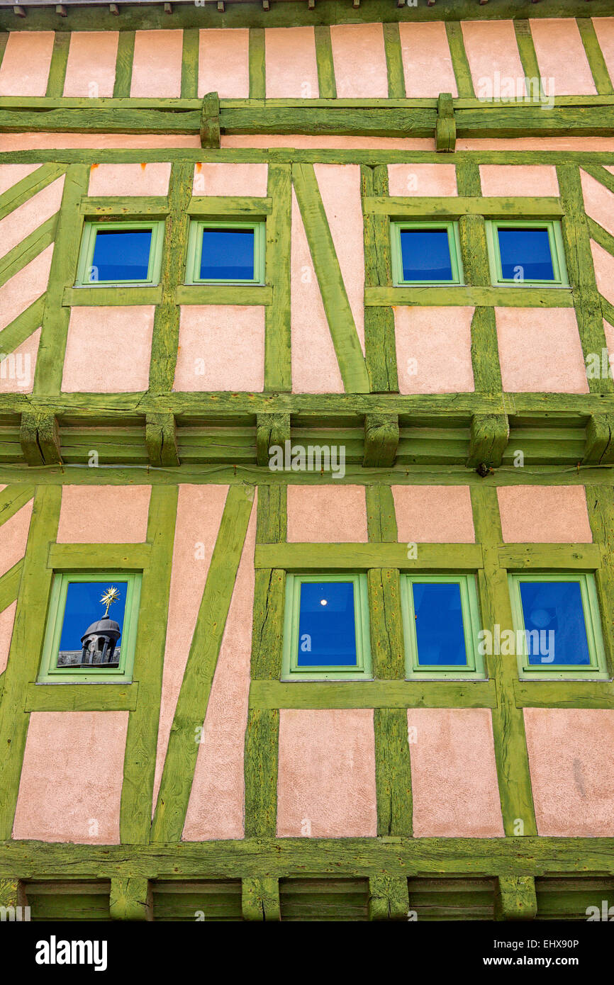 France, Brittany, Vannes, Halftimbered houses Stock Photo Alamy