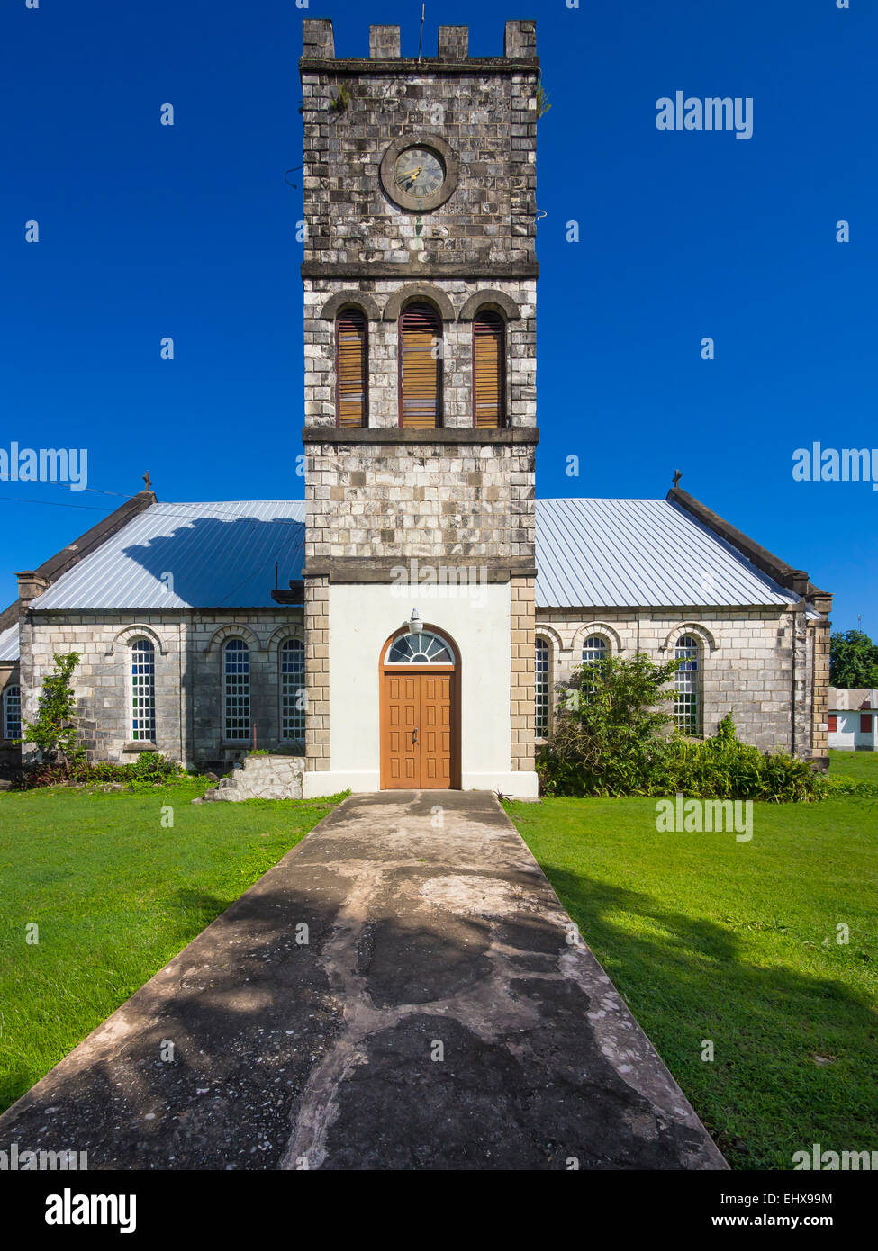 St George&#39;s Anglican Church, Jamaica National Heritage Trust, Buff Bay, Portland Parish, Jamaica Stock Photo