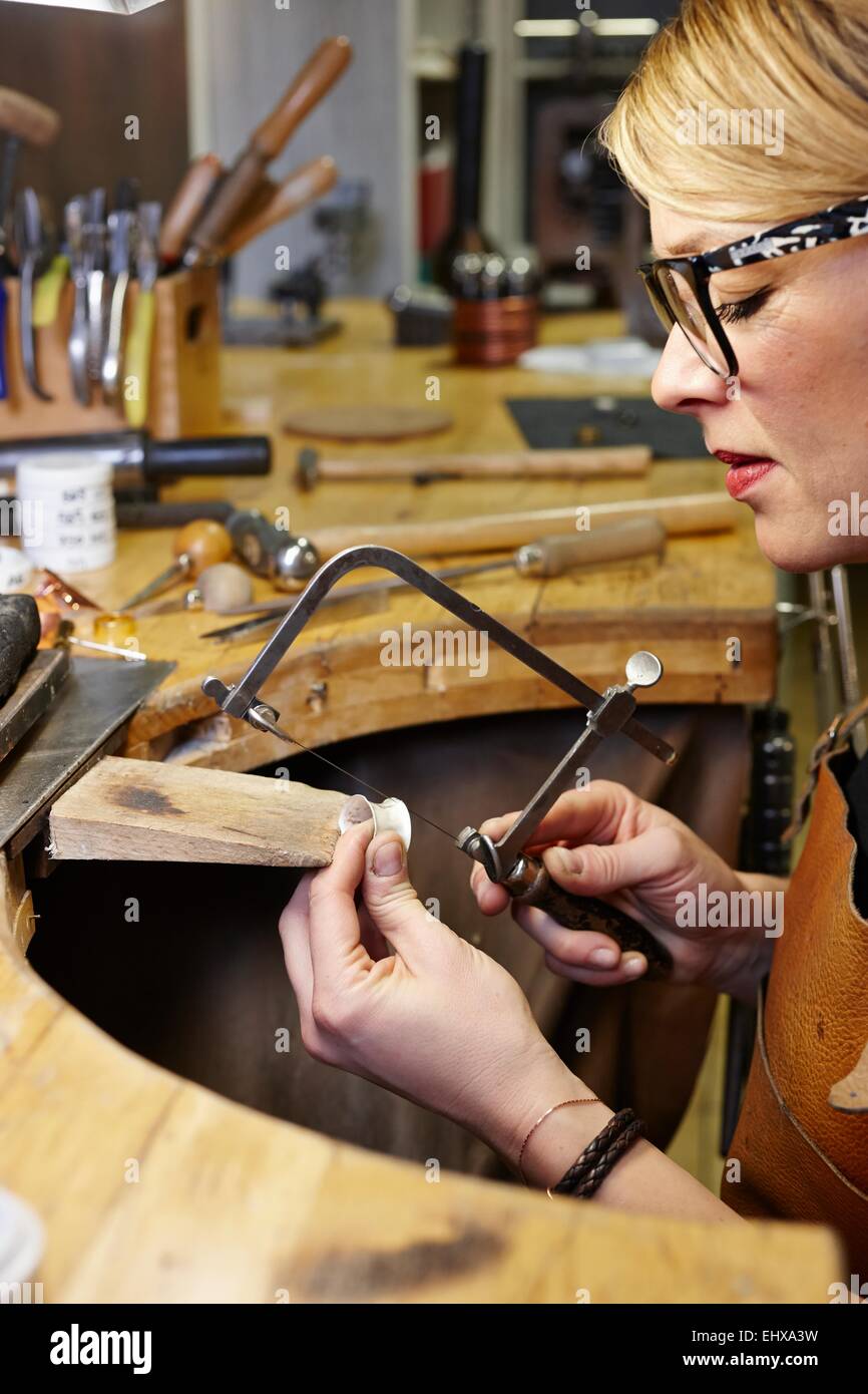 Goldsmith In Workshop Work High Resolution Stock Photography and Images ...