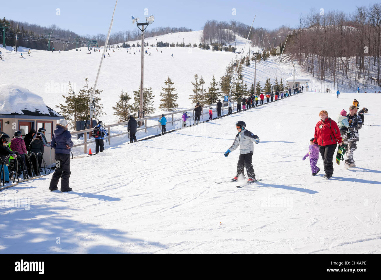 Alpine Ski Resort in Collingwood;Ontario;Canada called "Blue Mountains