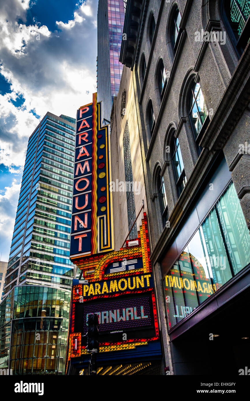 BOSTON SEPTEMBER 5 Paramount Theater, along Washington Street on