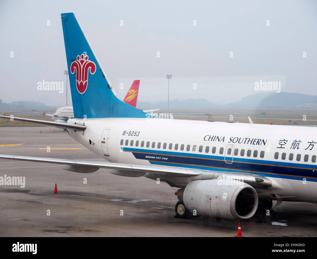 China Southern airlines airplane Stock Photo