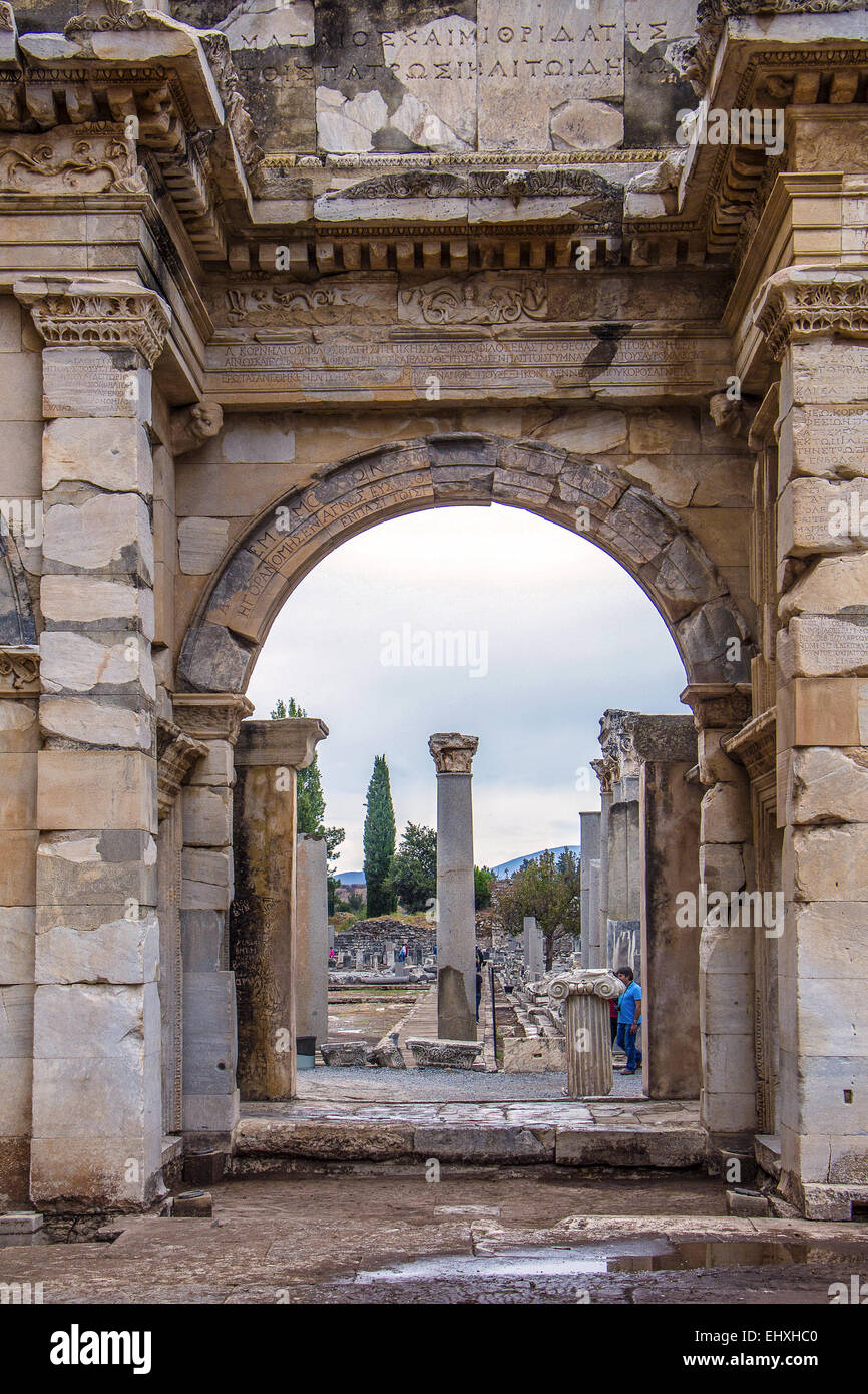 Turkey Selcuk Ephesus Agorà Stock Photo