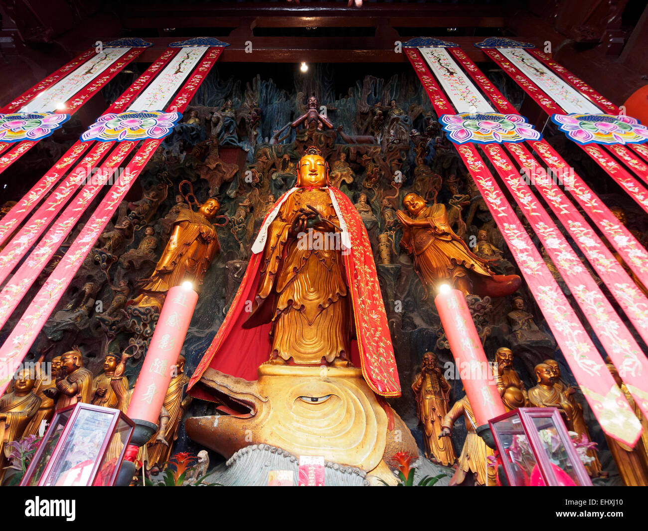Jade Buddha temple in Shanghai, China Stock Photo