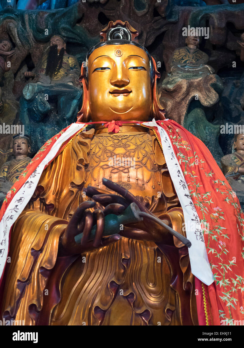 Jade Buddha temple in Shanghai, China Stock Photo