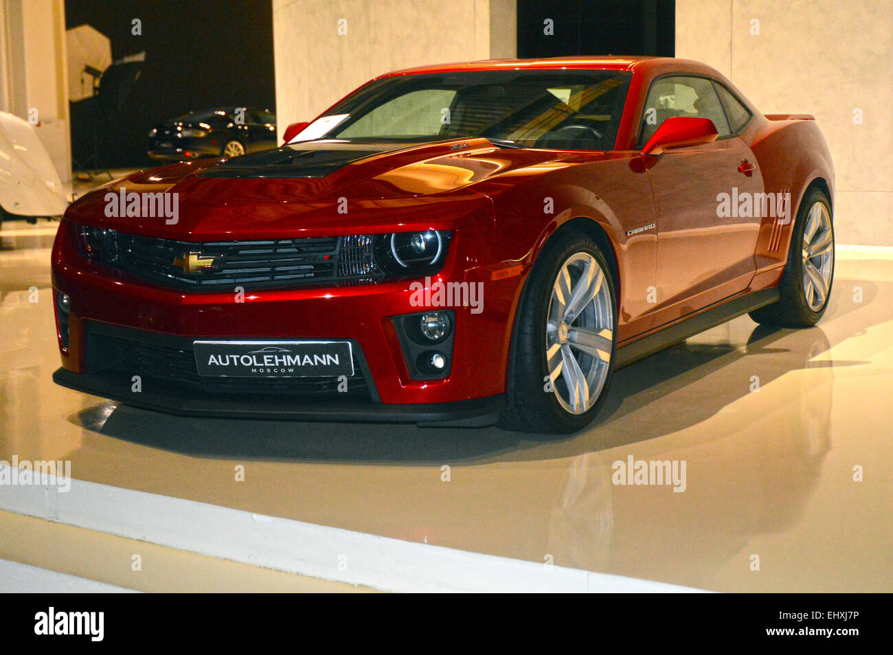 Chevrolet car in the showroom Stock Photo - Alamy