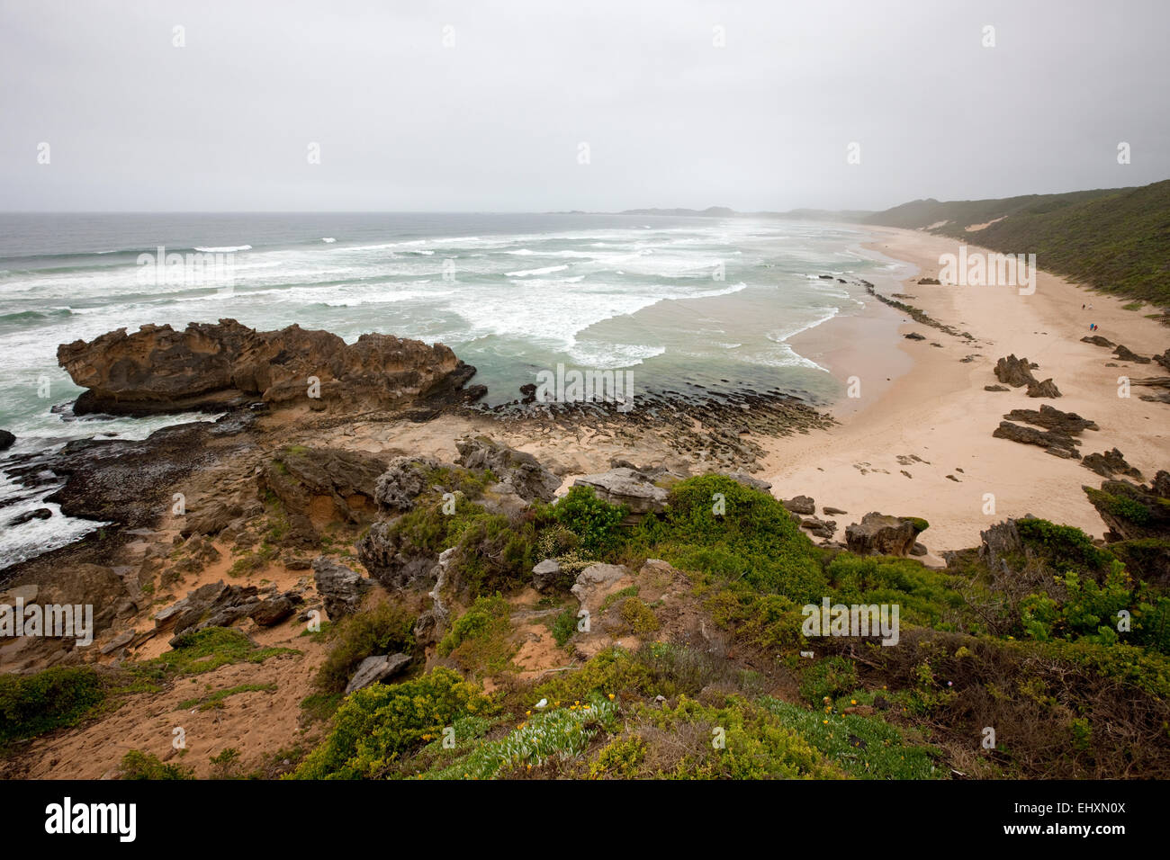 View of the beach, Brenton-On-Sea, Knysna, South Africa Stock Photo