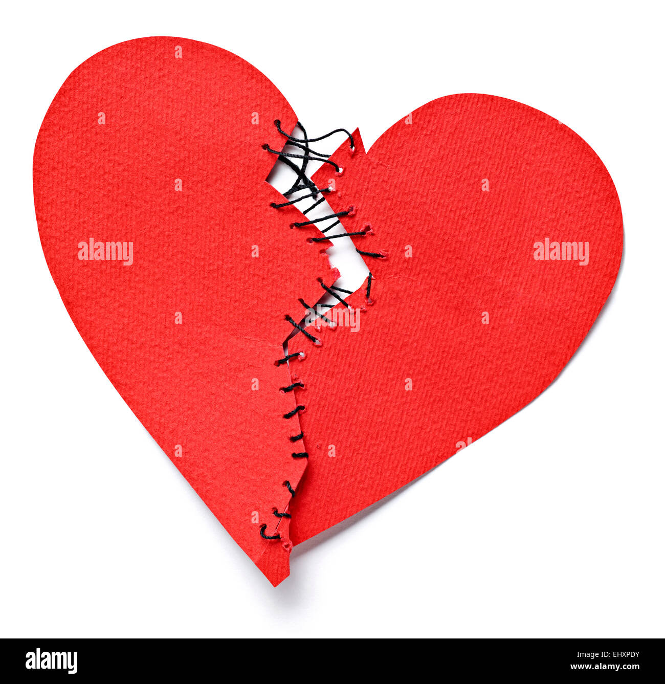 Broken heart Cut Out Stock Images & Pictures - Alamy