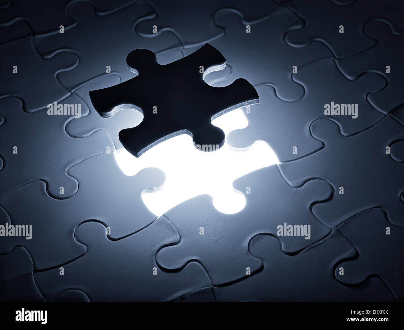 Puzzle game parts Stock Photo Alamy