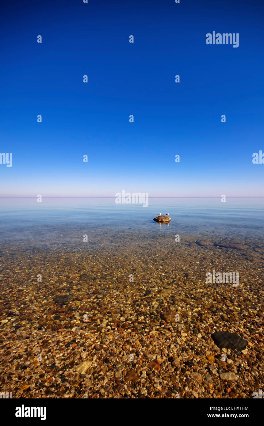 USA, Michigan, Lake Huron Stock Photo