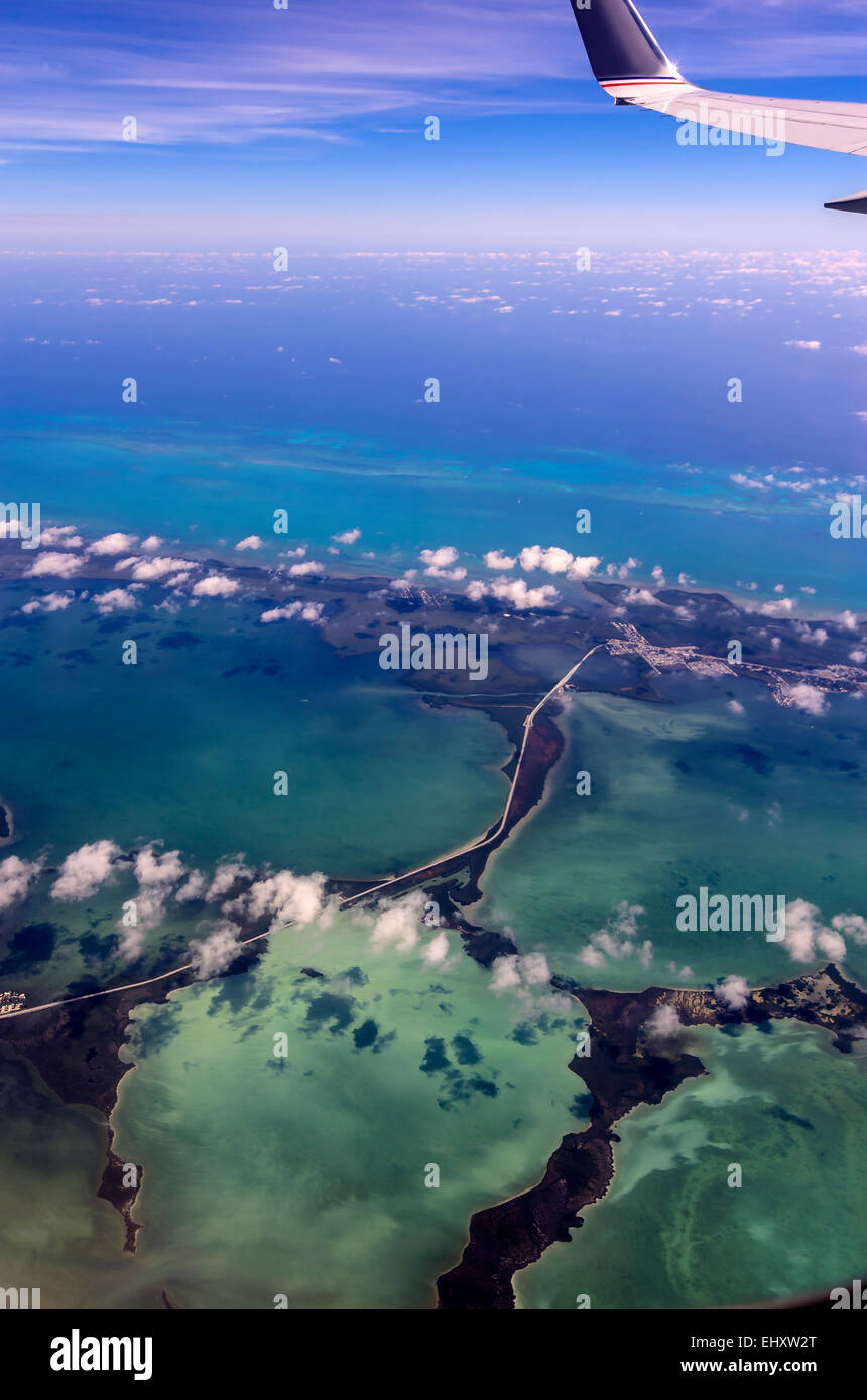USA, Florida, aerial view of the Florida Keys Stock Photo Alamy