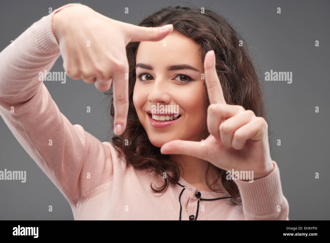 Hand frame hi-res stock photography and images - Alamy