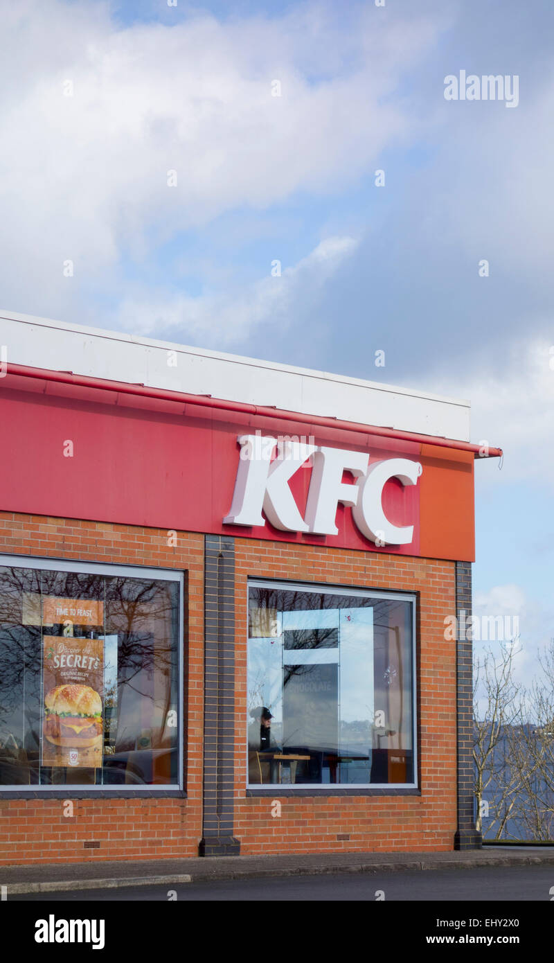 KFC Fast Food Restaurant, UK Stock Photo Alamy