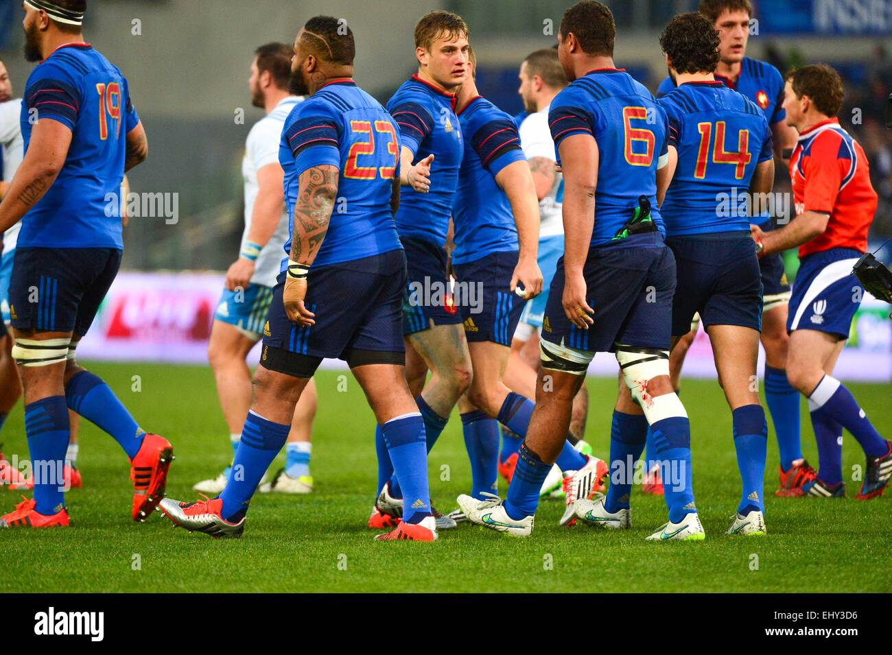 Jules Plisson 15 03 2015 Rugby Italie France Tournoi Des Vi Stock Photo Alamy