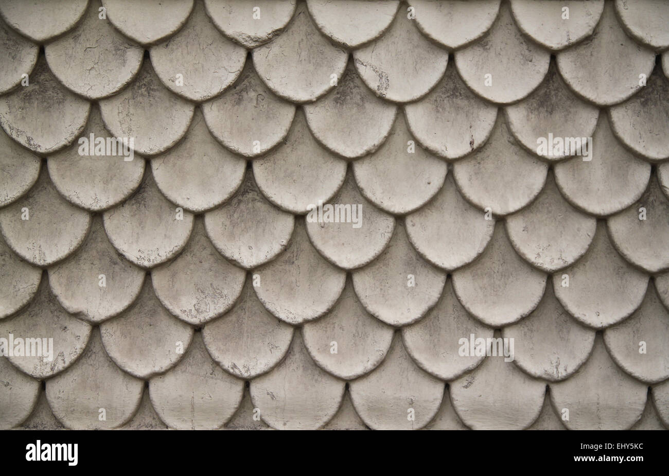Detail of pattern on façade of government building in Barcelona Stock Photo