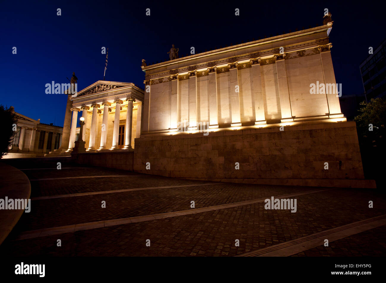 The Athens Academy in the city of Athens, Greece Stock Photo Alamy
