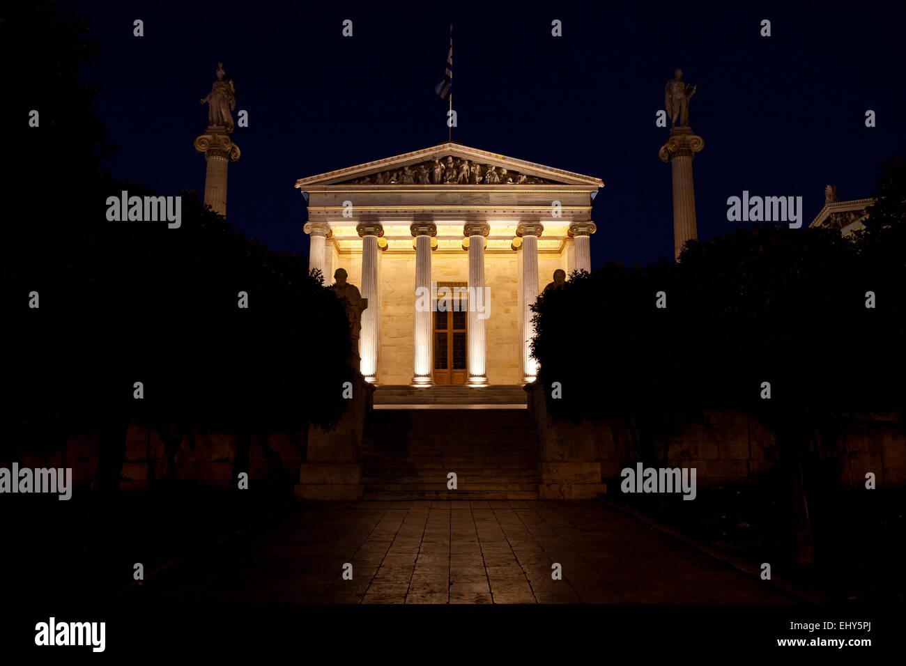 The Athens Academy in the city of Athens, Greece Stock Photo Alamy
