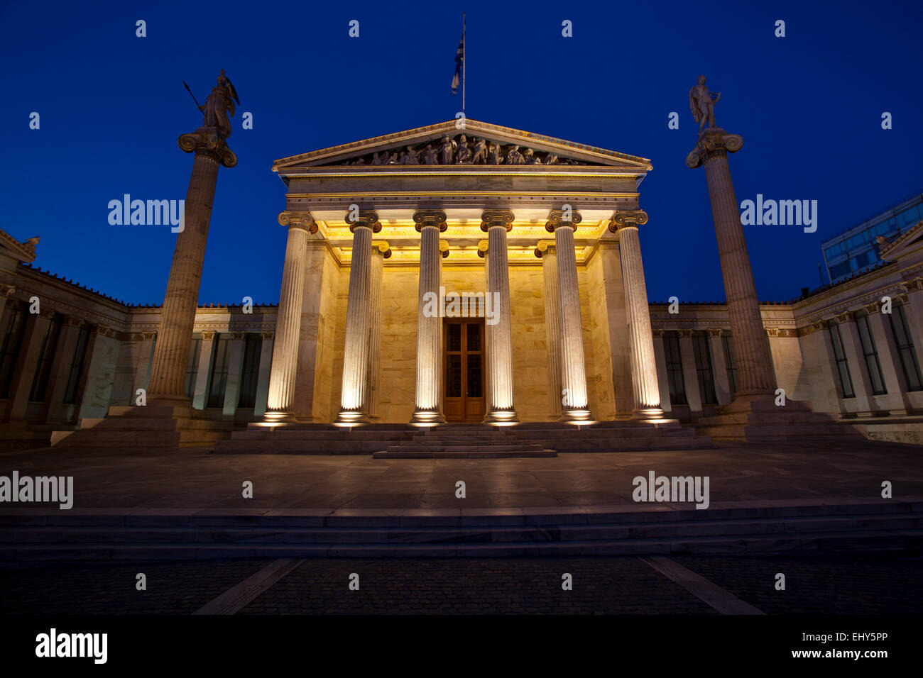 The Athens Academy in the city of Athens, Greece Stock Photo Alamy