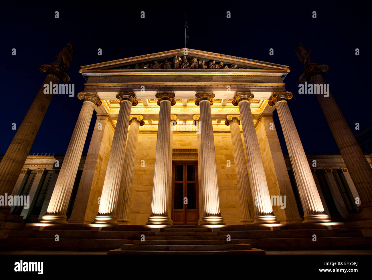 The Athens Academy in the city of Athens, Greece Stock Photo Alamy