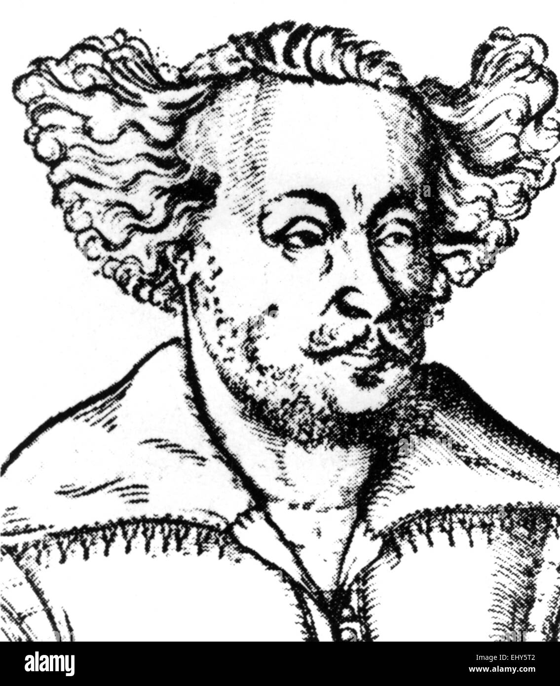 JOHANN SCHEIN (1586-1630) German baroque composer Stock Photo