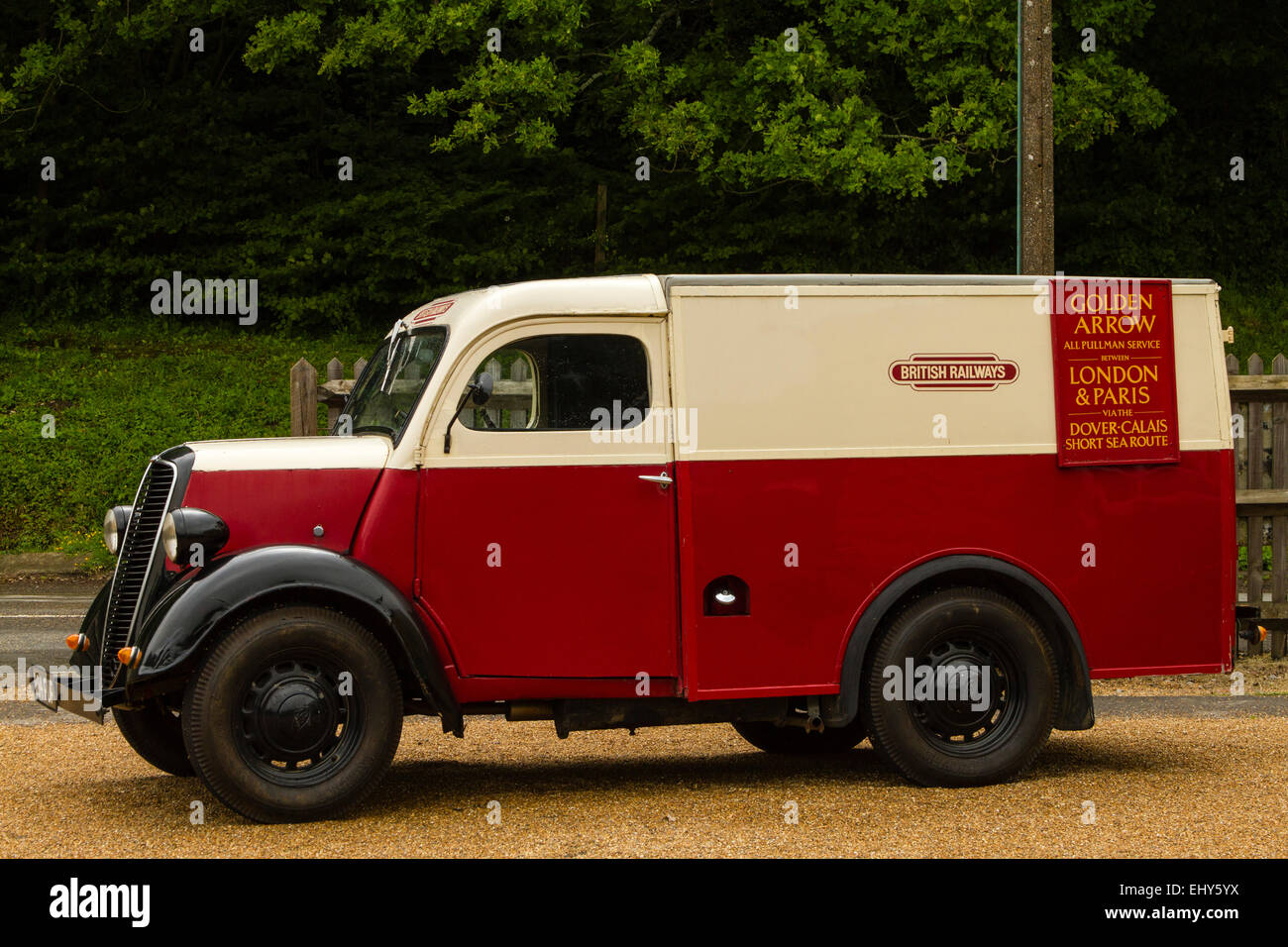 A British Railways delivery van at the Bluebell Railway, Sussex Stock Photo  - Alamy