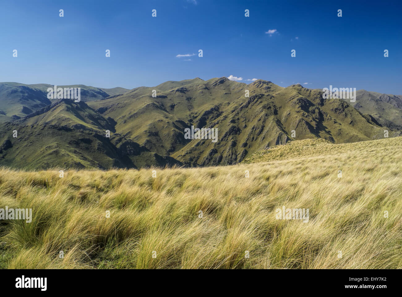 Picturesque landscape in Capilla del Monte in Argentina, South America Stock Photo