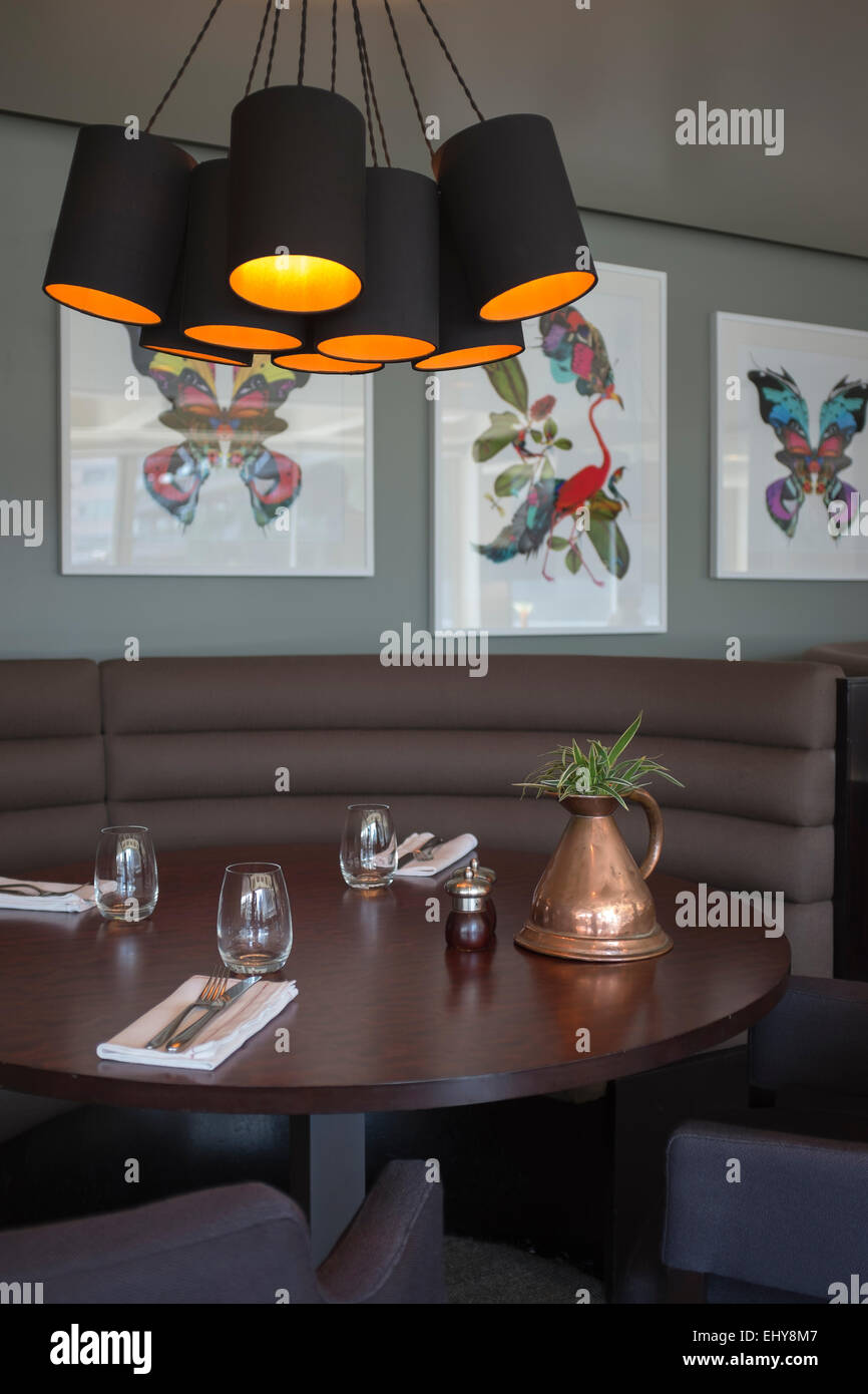 Gin Joint Restaurant Barbican London Stock Photo Alamy