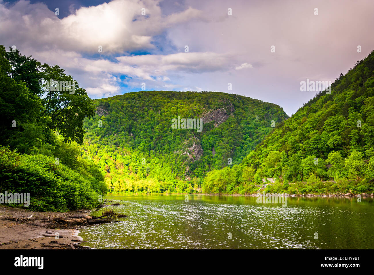 The Delaware Water Gap seen from Kittatinny Point in Delaware Water Gap
