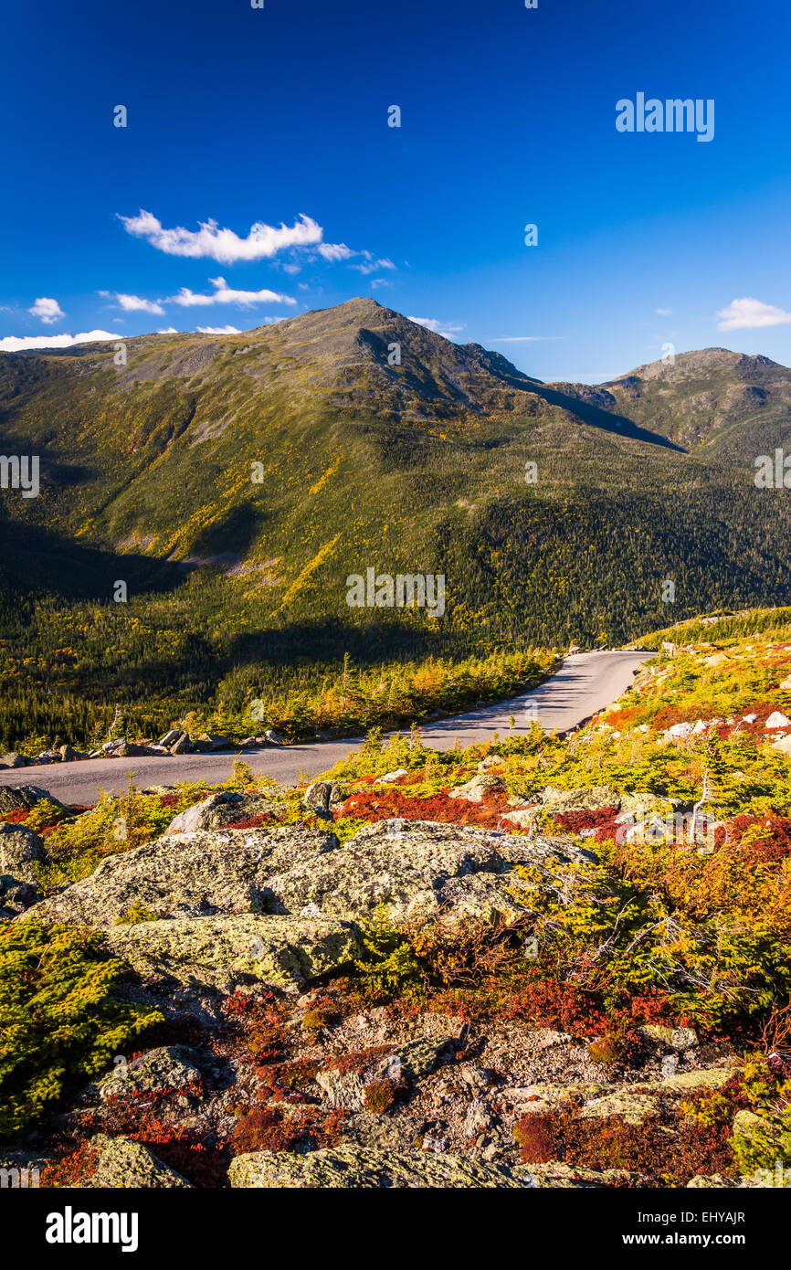 The Mount Washington Auto Road, near Gorham, New Hampshire Stock Photo