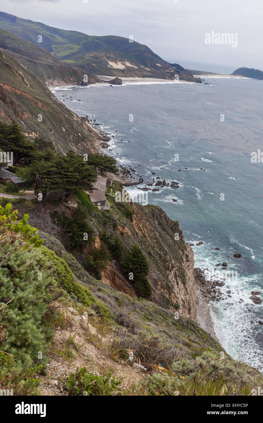 Pacific Ocean coastline, California, USA. Stock Photo