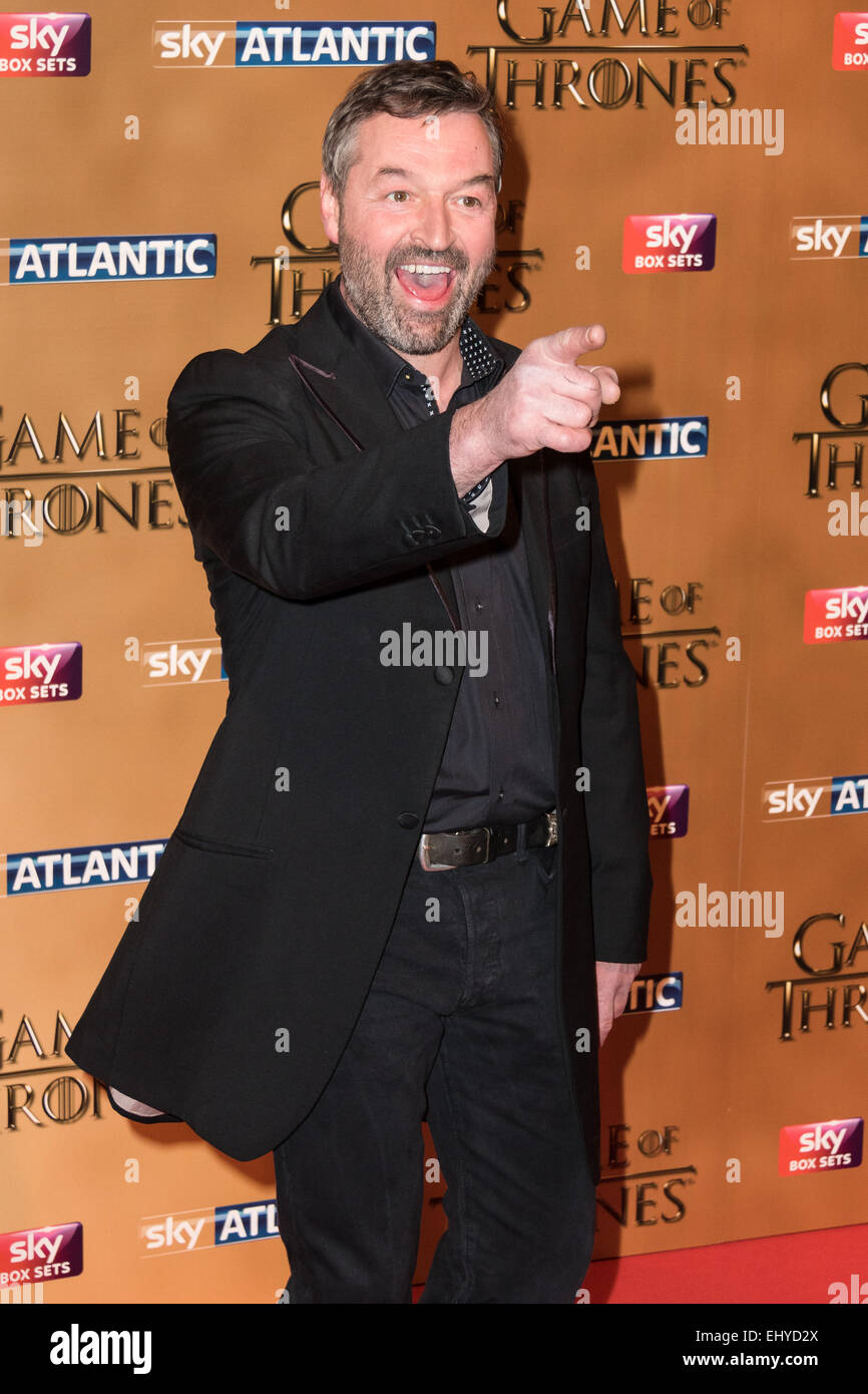 London, UK. 18th March 2015. Ian Beattie attends the world premiere of Game of Thrones: Season 5 at the Tower of London in London, UK. Credit:  London pix/Alamy Live News Stock Photo