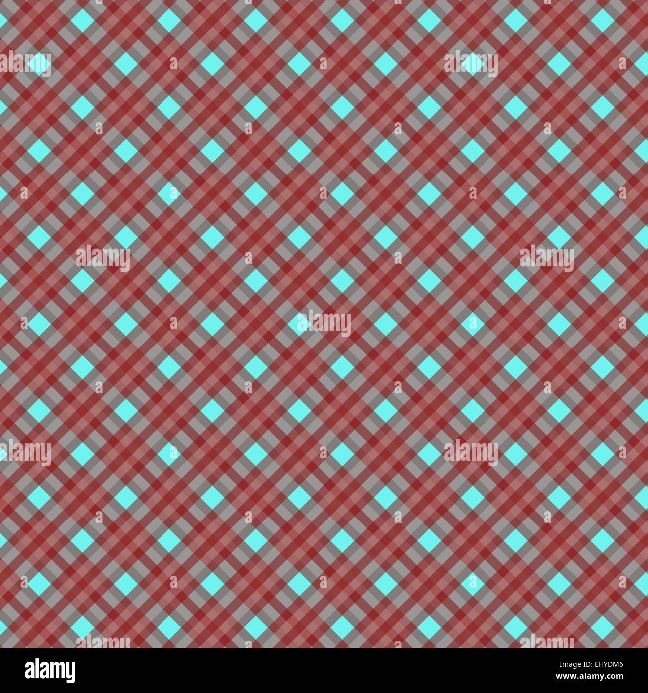Seamless cross dark red-blue diagonal pattern, vector illustration Stock Vector