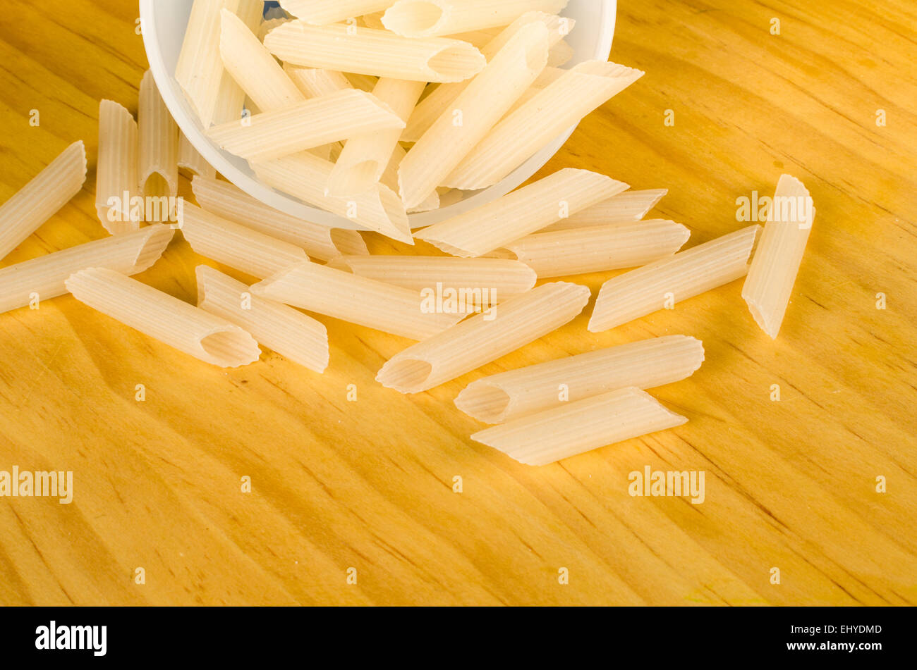 Raw gluten free pasta with its main ingredient Stock Photo Alamy