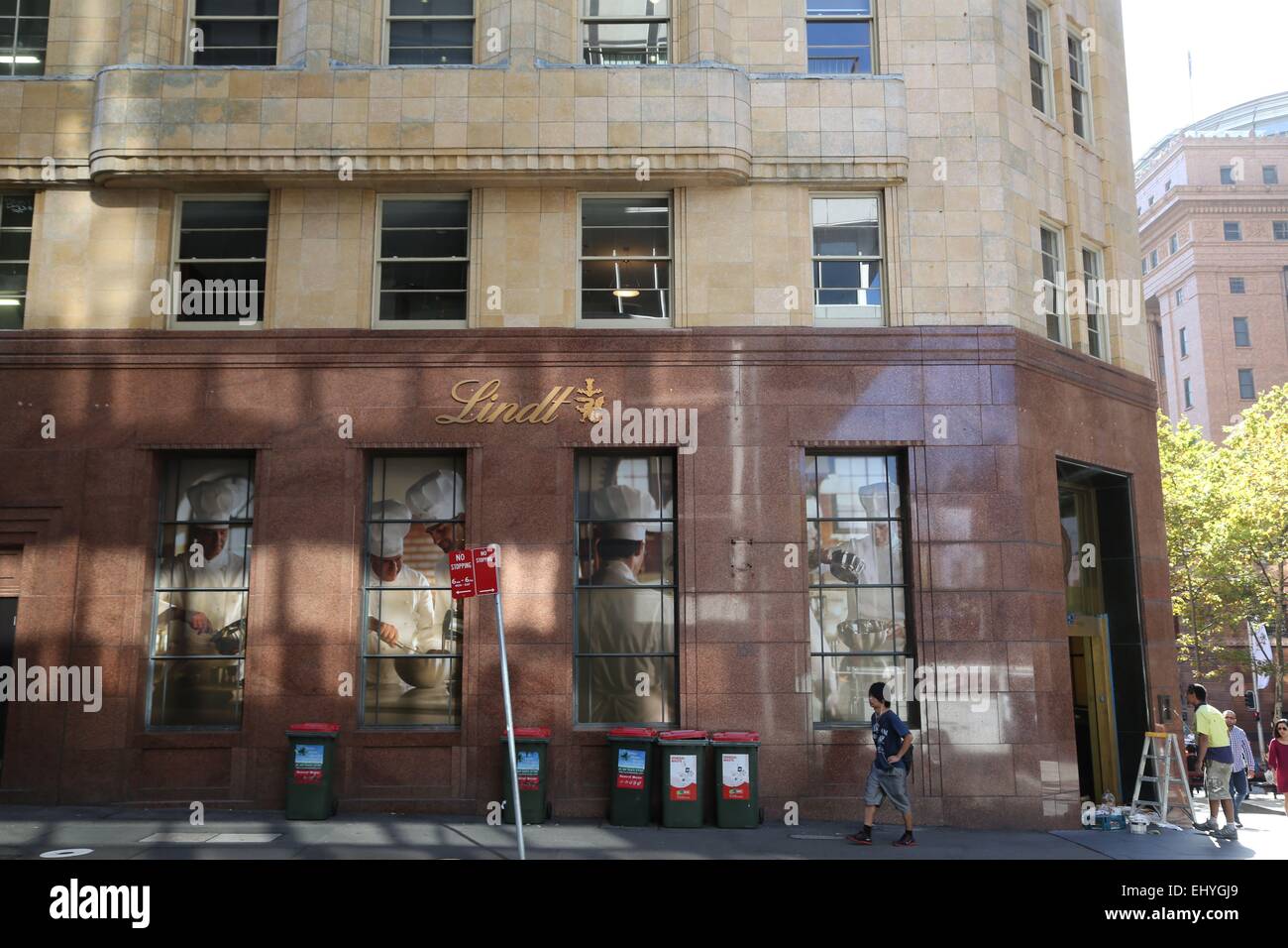 Sydney Australia 19 March 2015 The Lindt Chocolate Cafe In Martin Place Ahead Of It S Reopening The Following Day On Friday 20 March 2015 The Lindt Cafe Was The Scene Of The